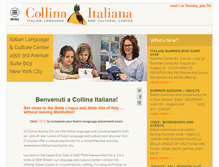 Tablet Screenshot of collinaitaliana.com
